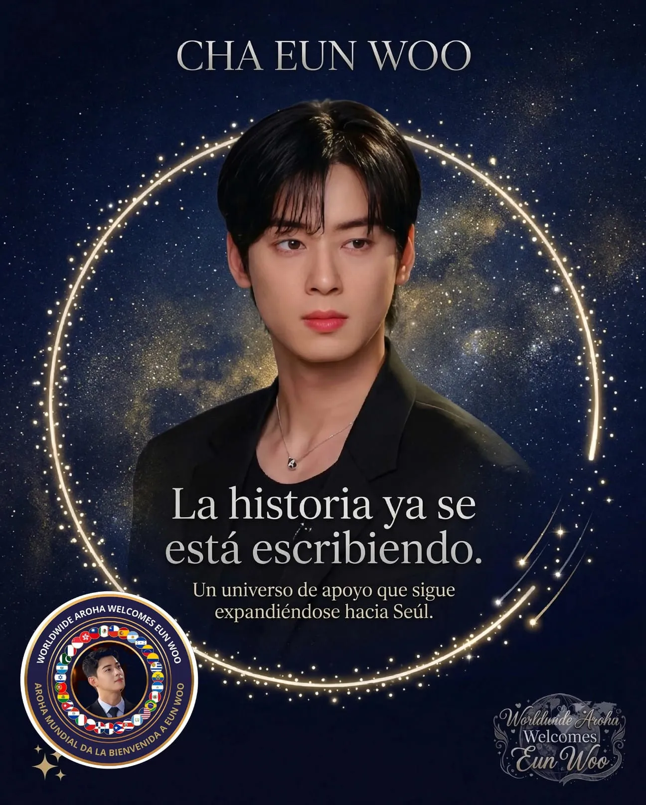 Behind-the-scenes cut of Cha Eunwoo