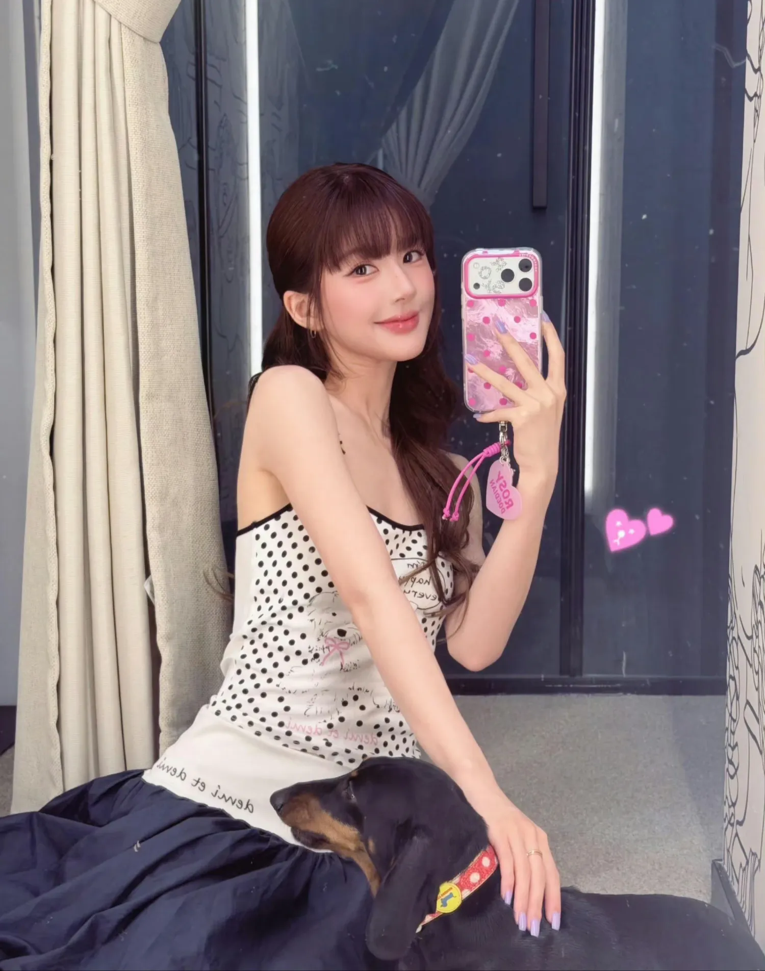 A moment captured by a fan of Zhao Lusi