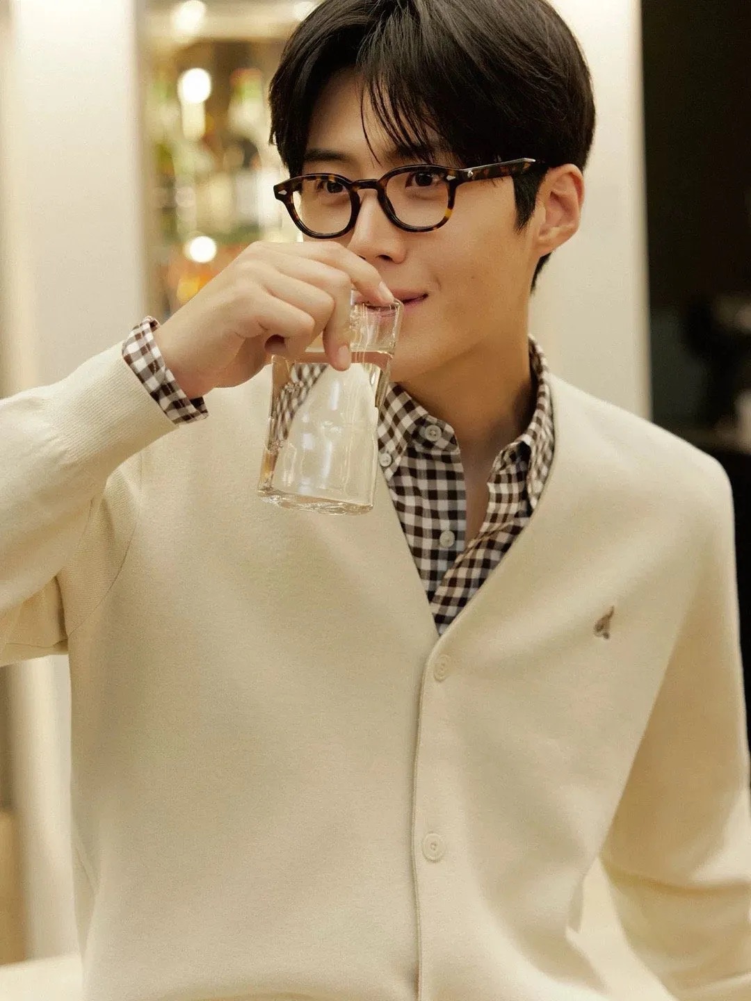 粉丝拍下的金宣虎瞬间