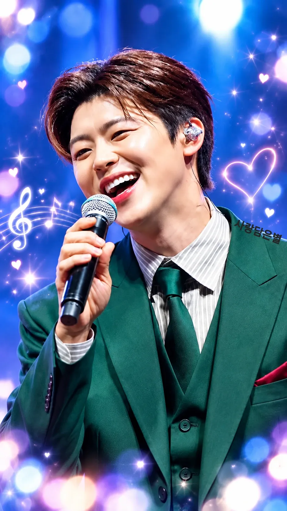 Special wallpaper made by Park Jihyeon's fans