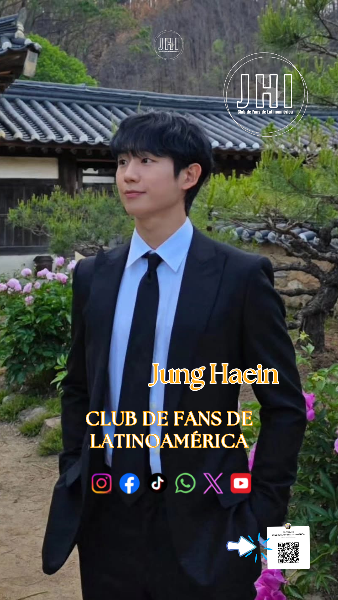 Emotional wallpaper shared by fans for Jung Haein