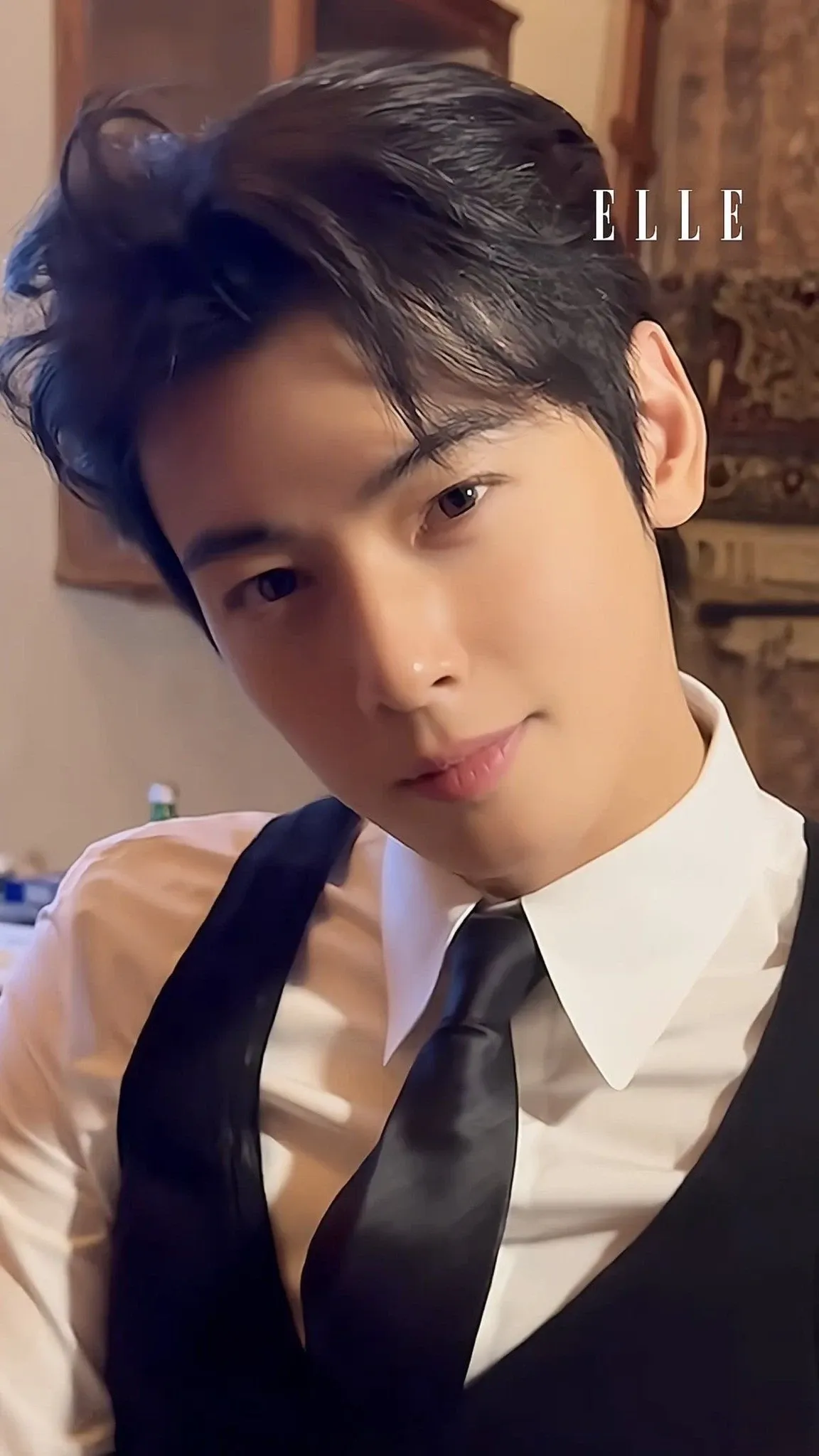 Recent activity shot of Cha Eunwoo