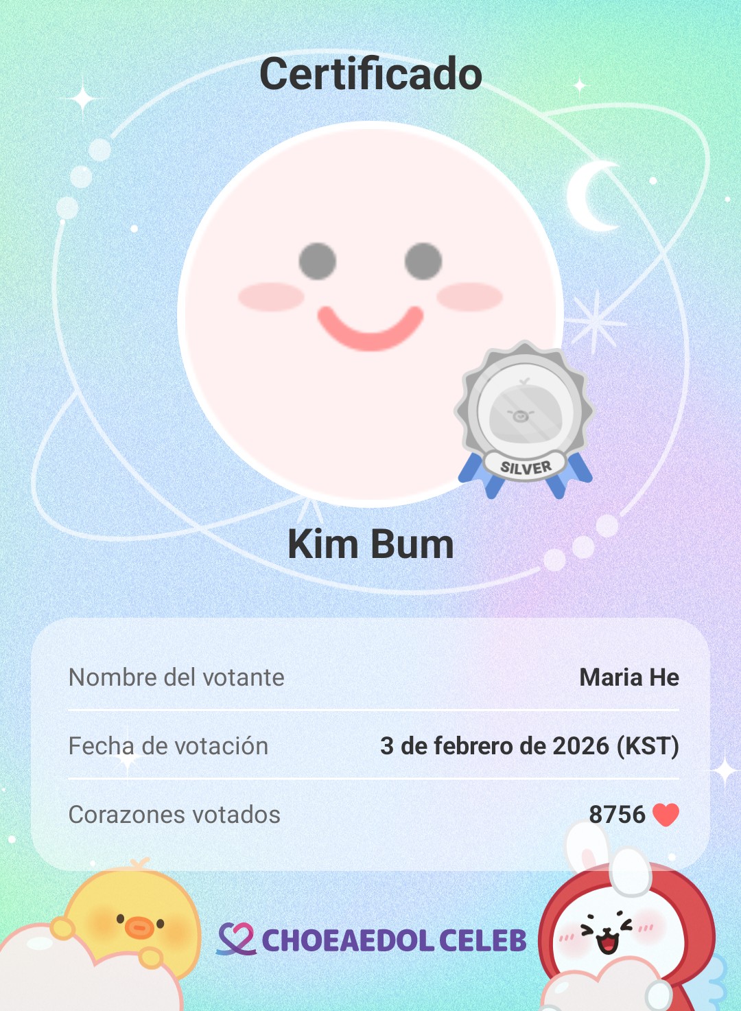 A moment captured by a fan of Kim Bum