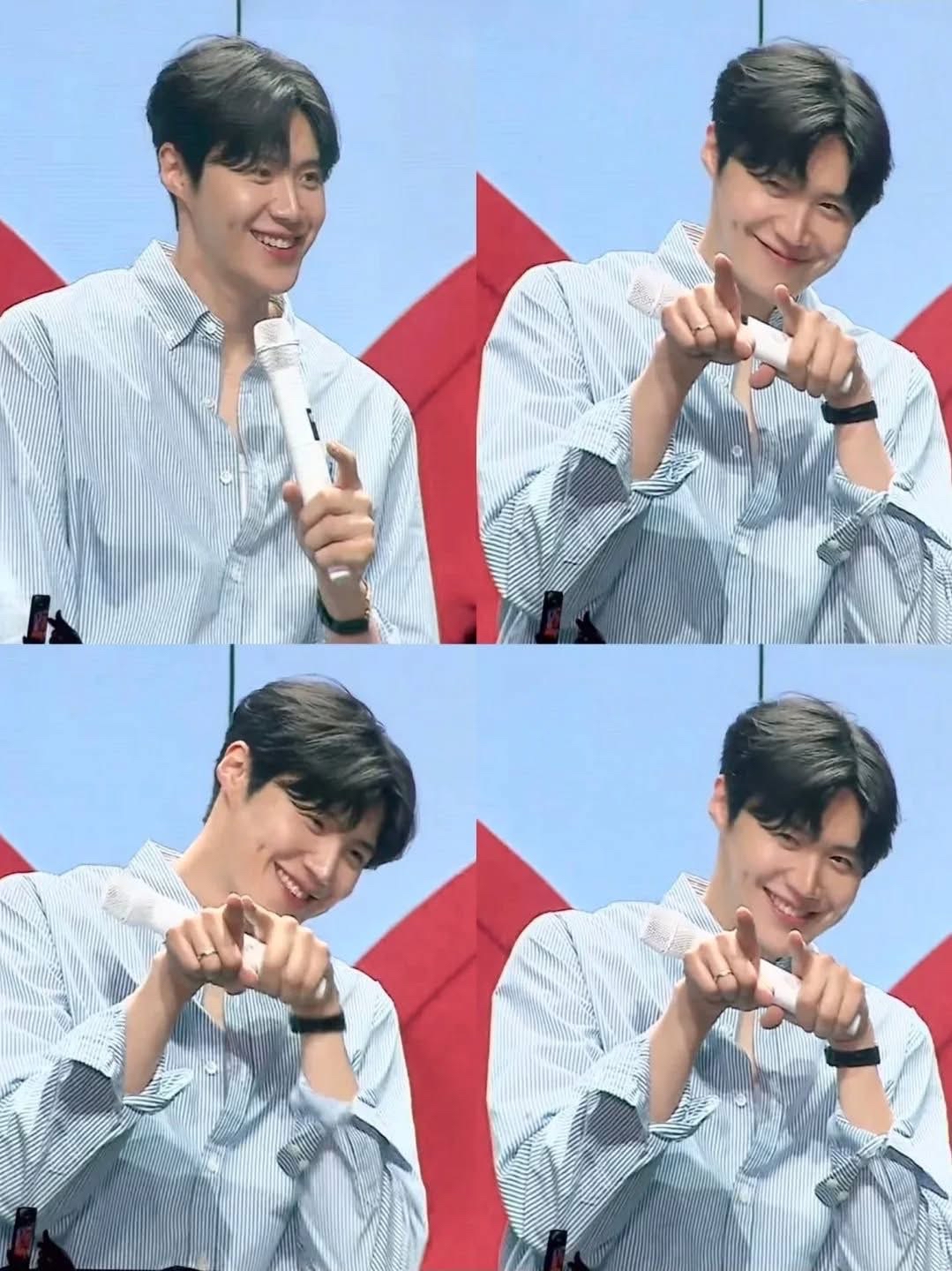 A moment captured by a fan of Kim Seonho