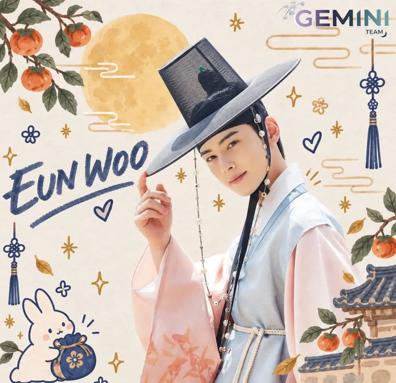 Behind-the-scenes cut of Cha Eunwoo