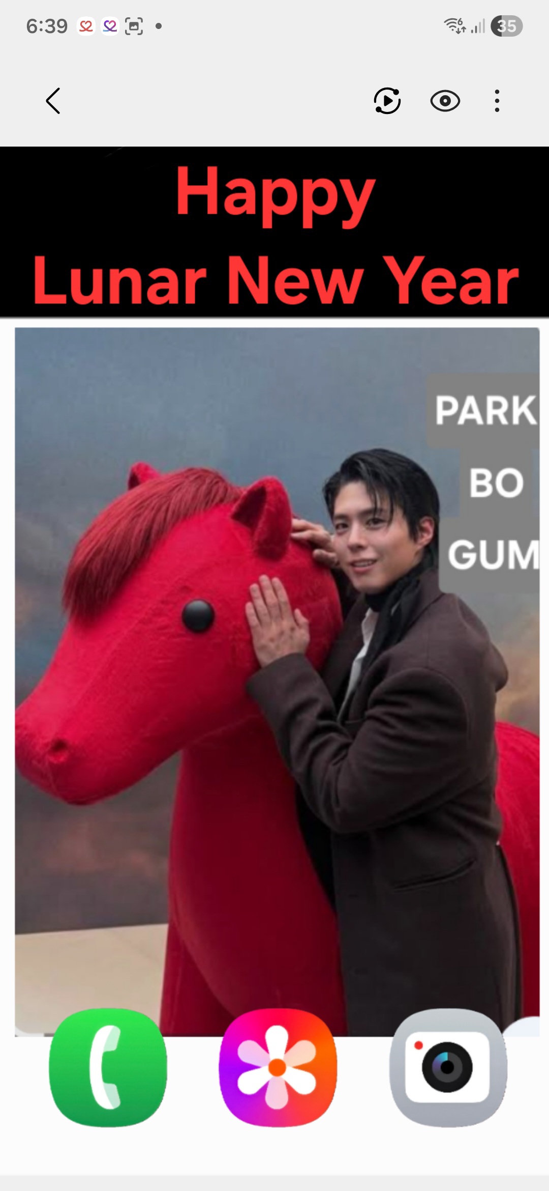 Emotional wallpaper shared by fans for Board