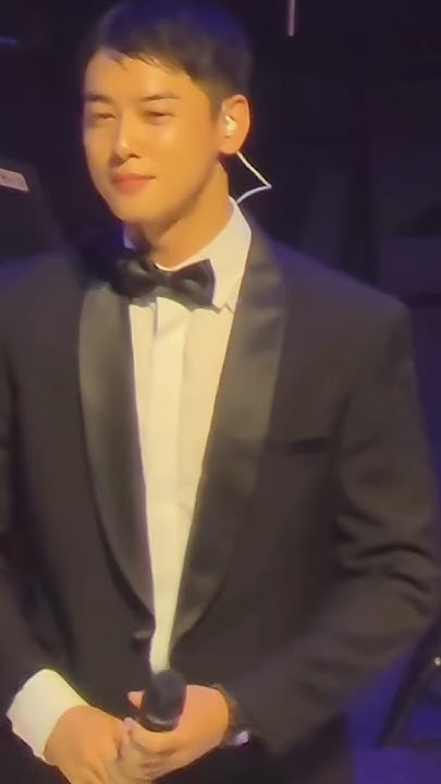 Behind-the-scenes cut of Cha Eunwoo