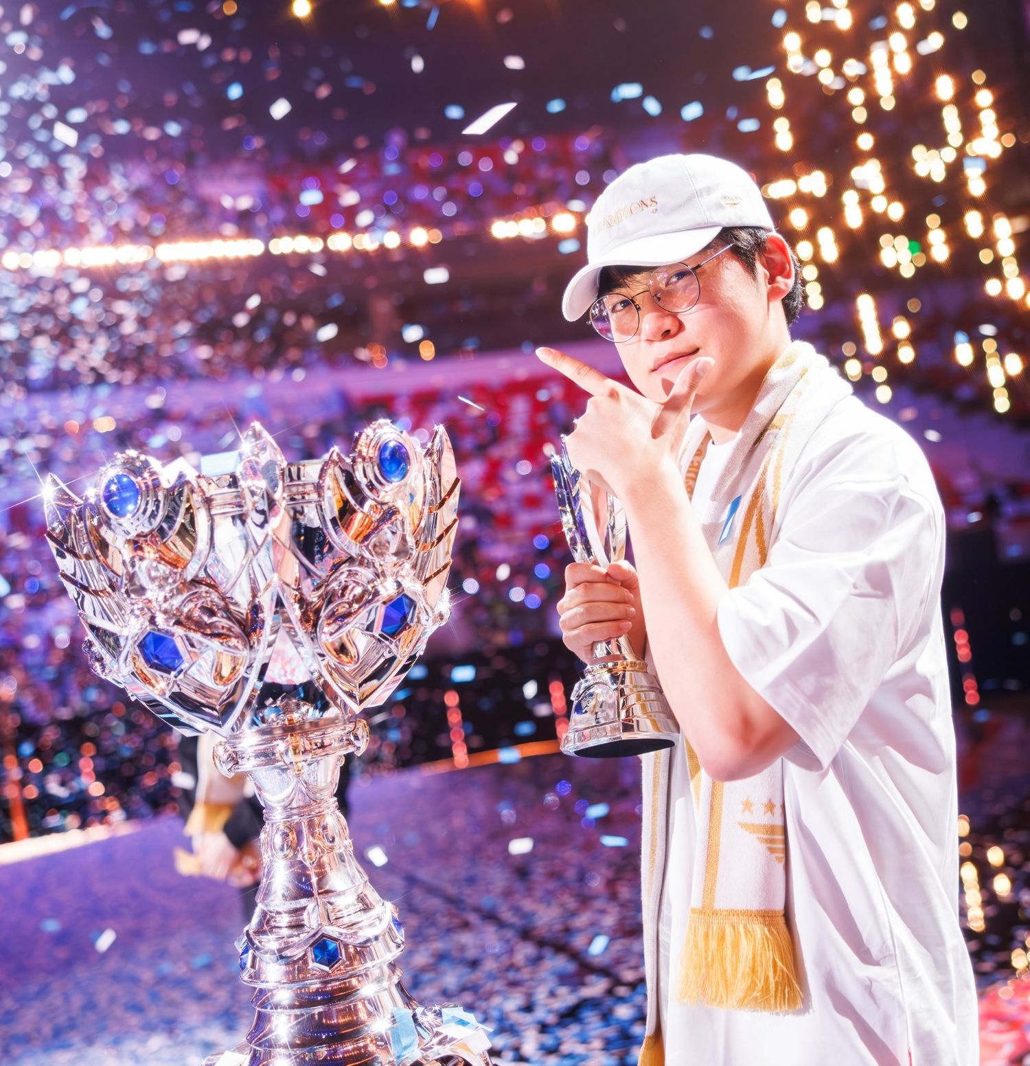 A moment captured by a fan of Gumayusi