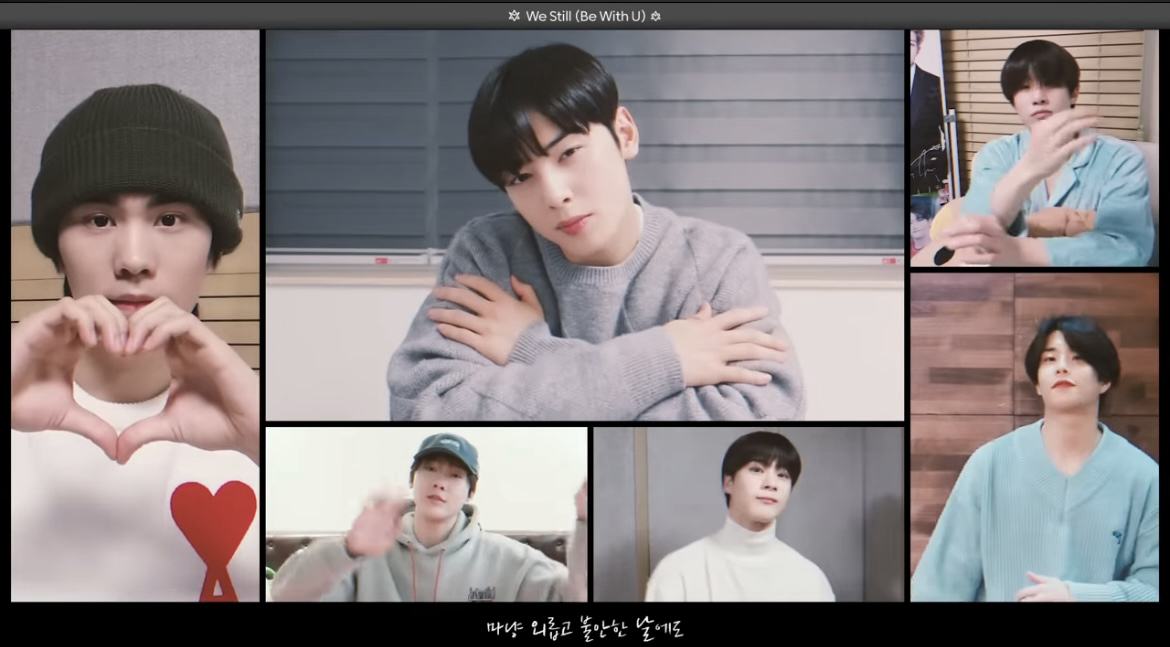 Cuplikan di balik layar dari Cha Eunwoo