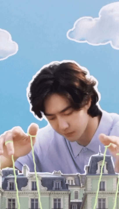 Behind-the-scenes cut of Wang Yibo