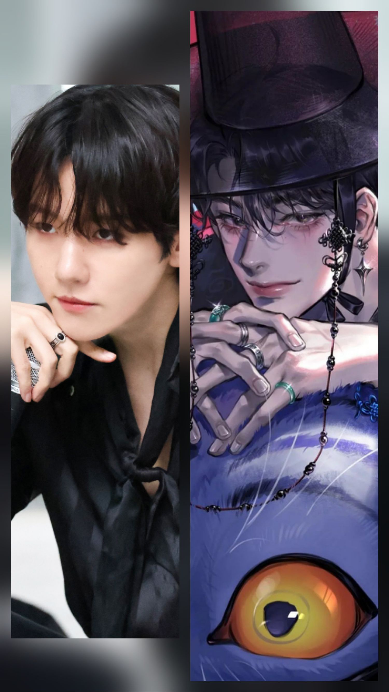 Emotional wallpaper shared by fans for Baekhyun