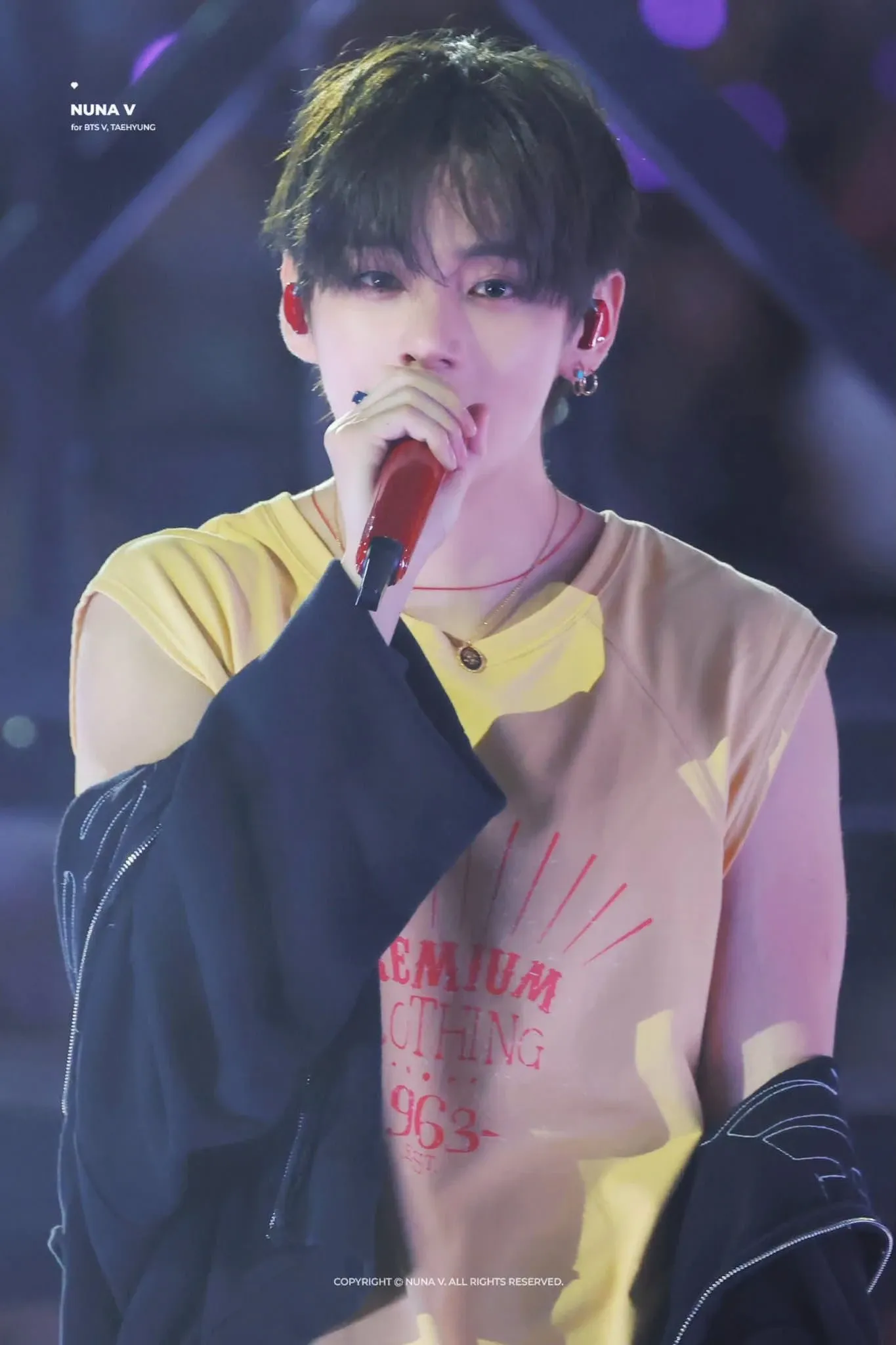 A moment captured by a fan of Kim Taehyung (V)