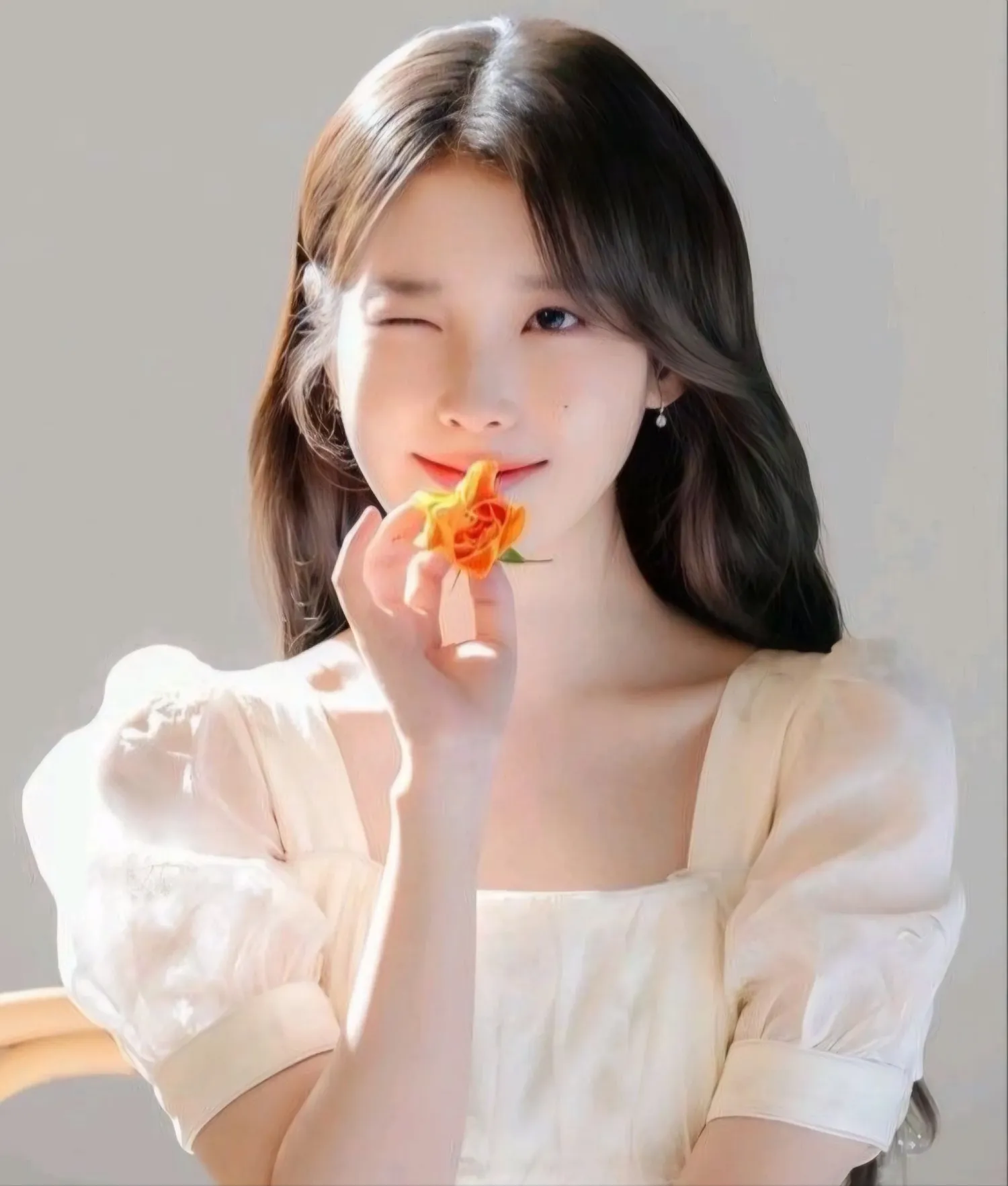 A moment captured by a fan of IU
