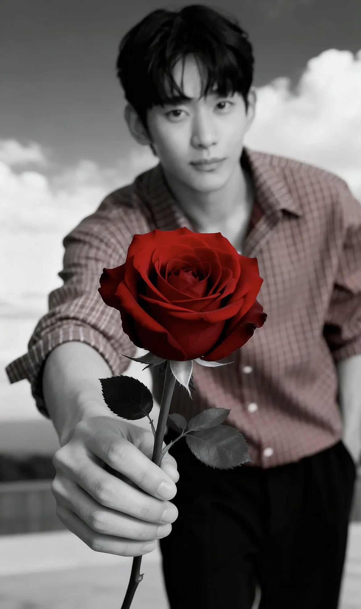 Recent activity shot of Kim Soohyun