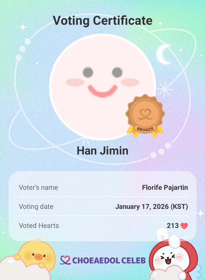 Recent activity shot of Han Jimin