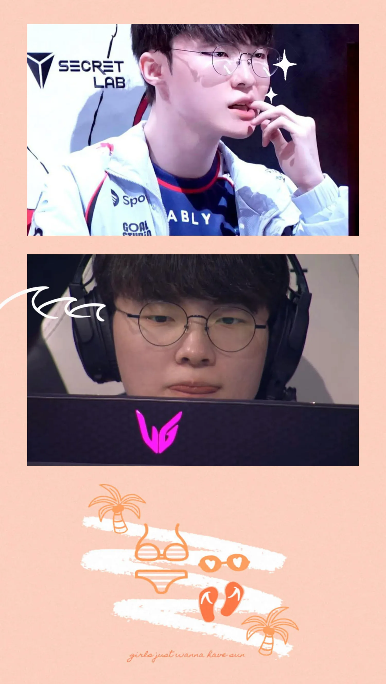 Representative background image loved by Faker fandom