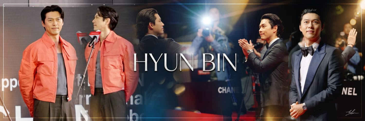 Momen yang diabadikan oleh penggemar Hyun Bin
