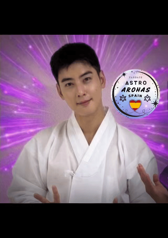 Behind-the-scenes cut of Cha Eunwoo