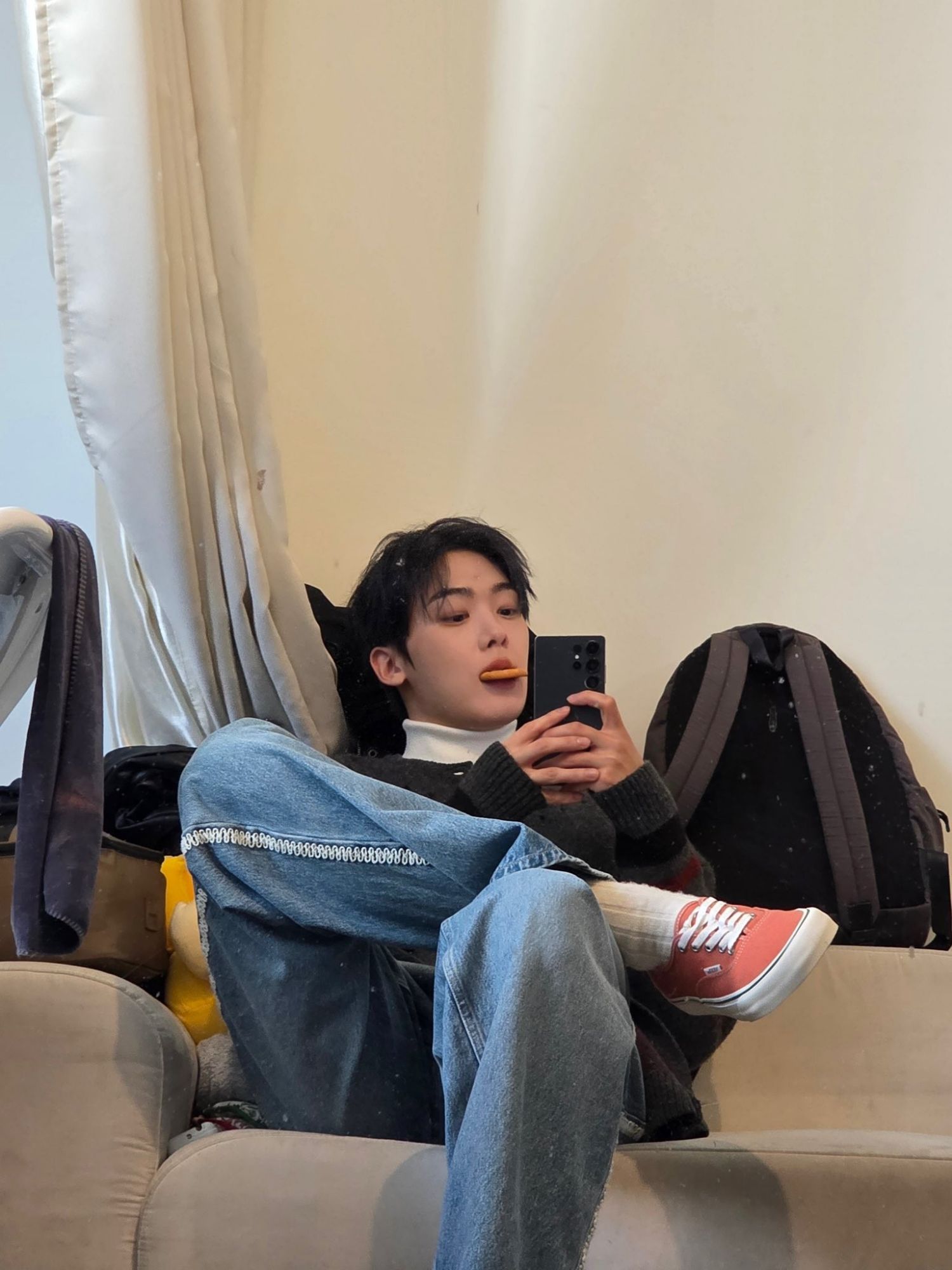 A moment captured by a fan of Yoon Sanha