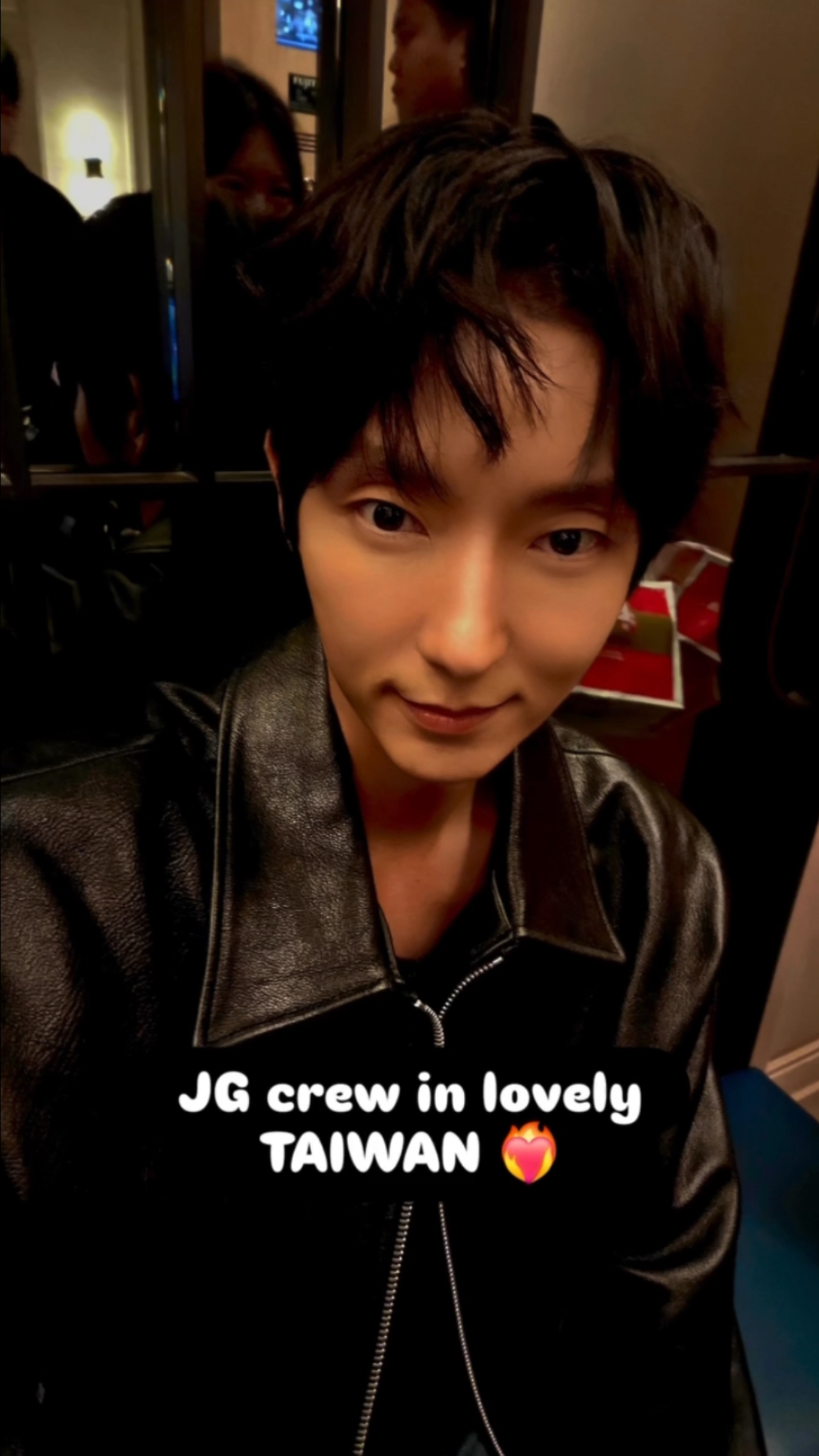 Behind-the-scenes cut of Lee Joongi