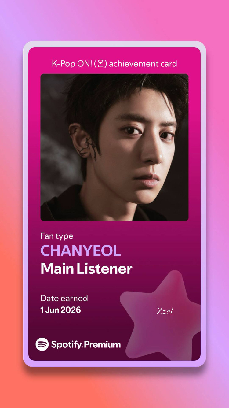 Representative background image loved by Chanyeol fandom