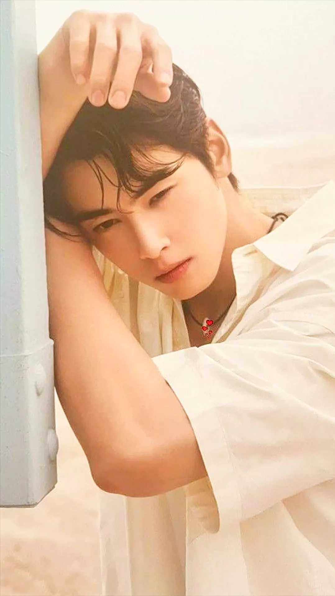 Recent activity shot of Cha Eunwoo
