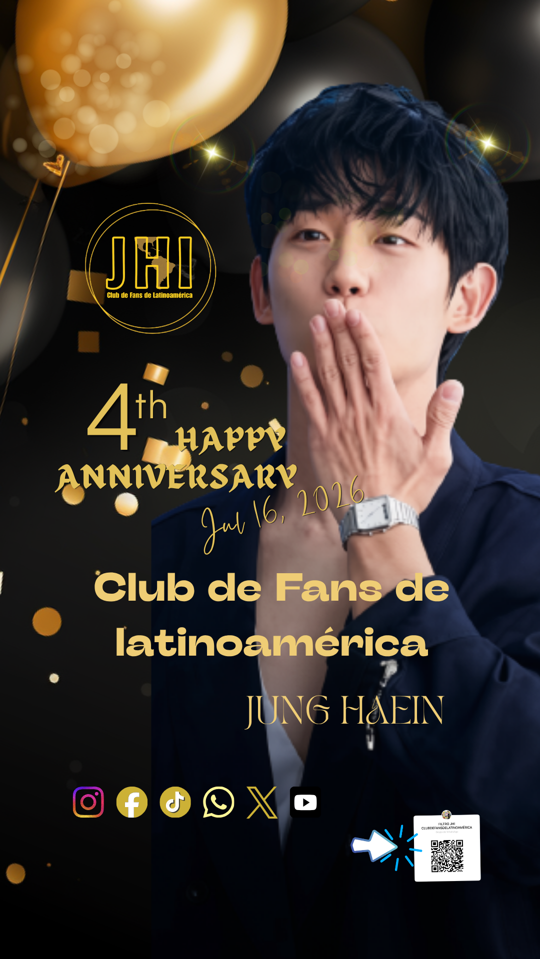 Emotional wallpaper shared by fans for Jung Haein