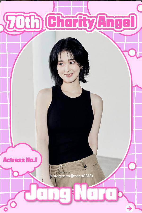 Behind-the-scenes cut of Jang Nara