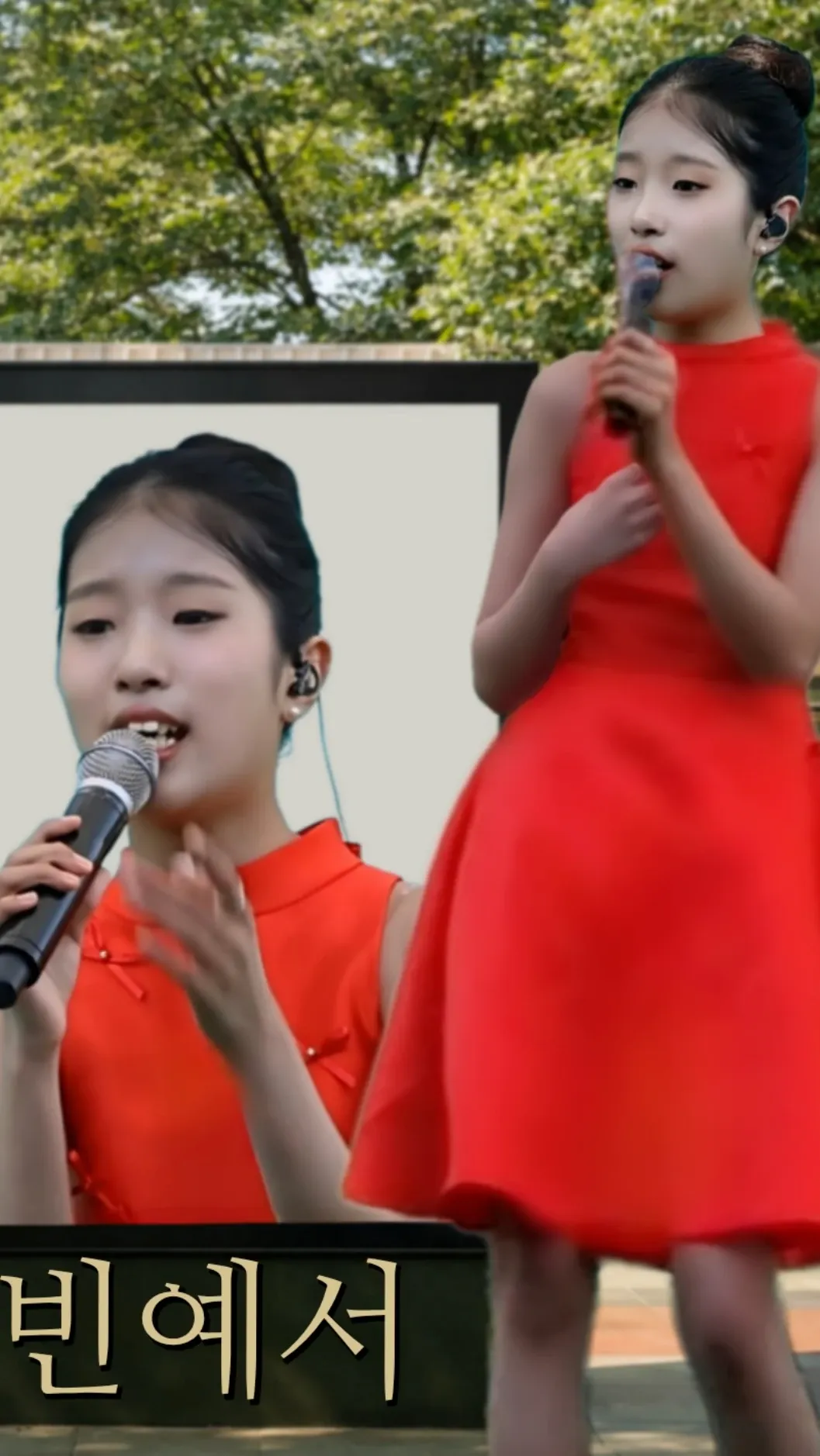 Behind-the-scenes cut of Bin Yeseo