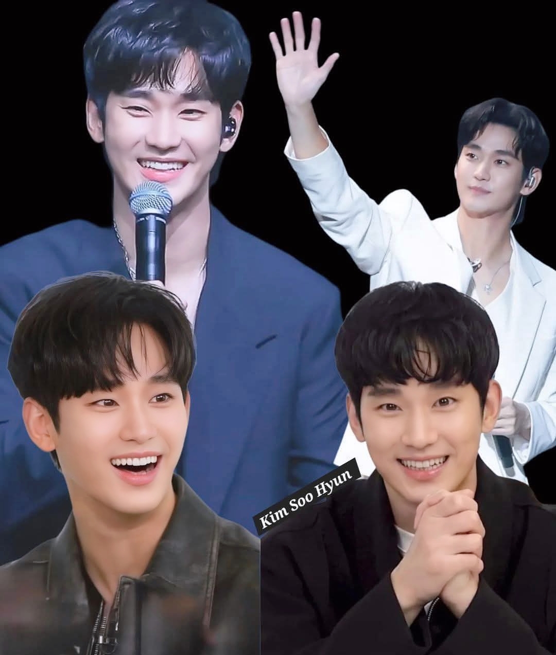 粉丝拍下的金秀贤瞬间