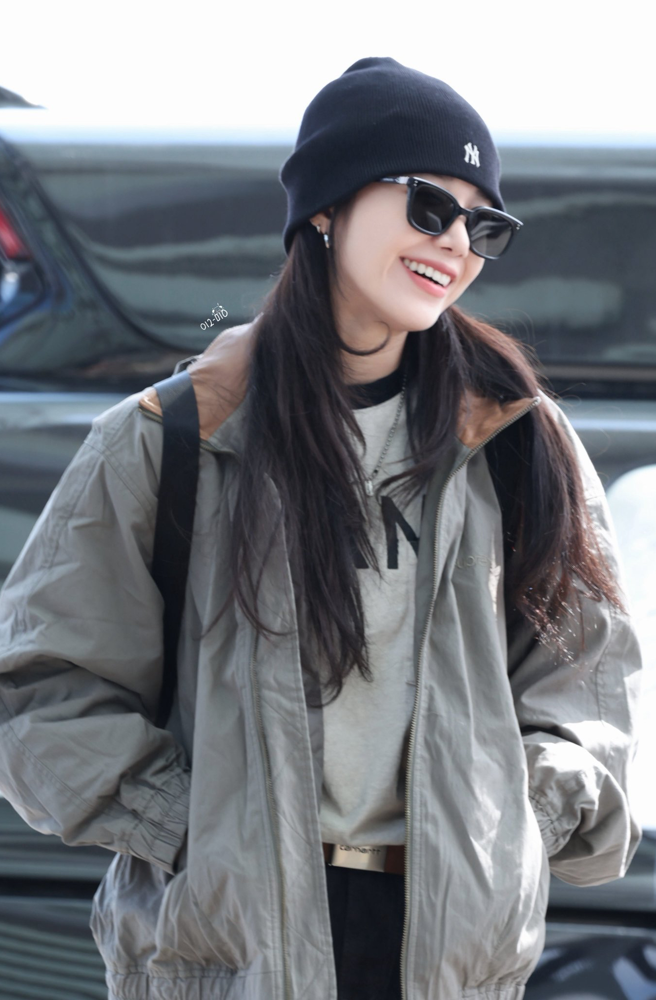 A moment captured by a fan of Jung Eunji