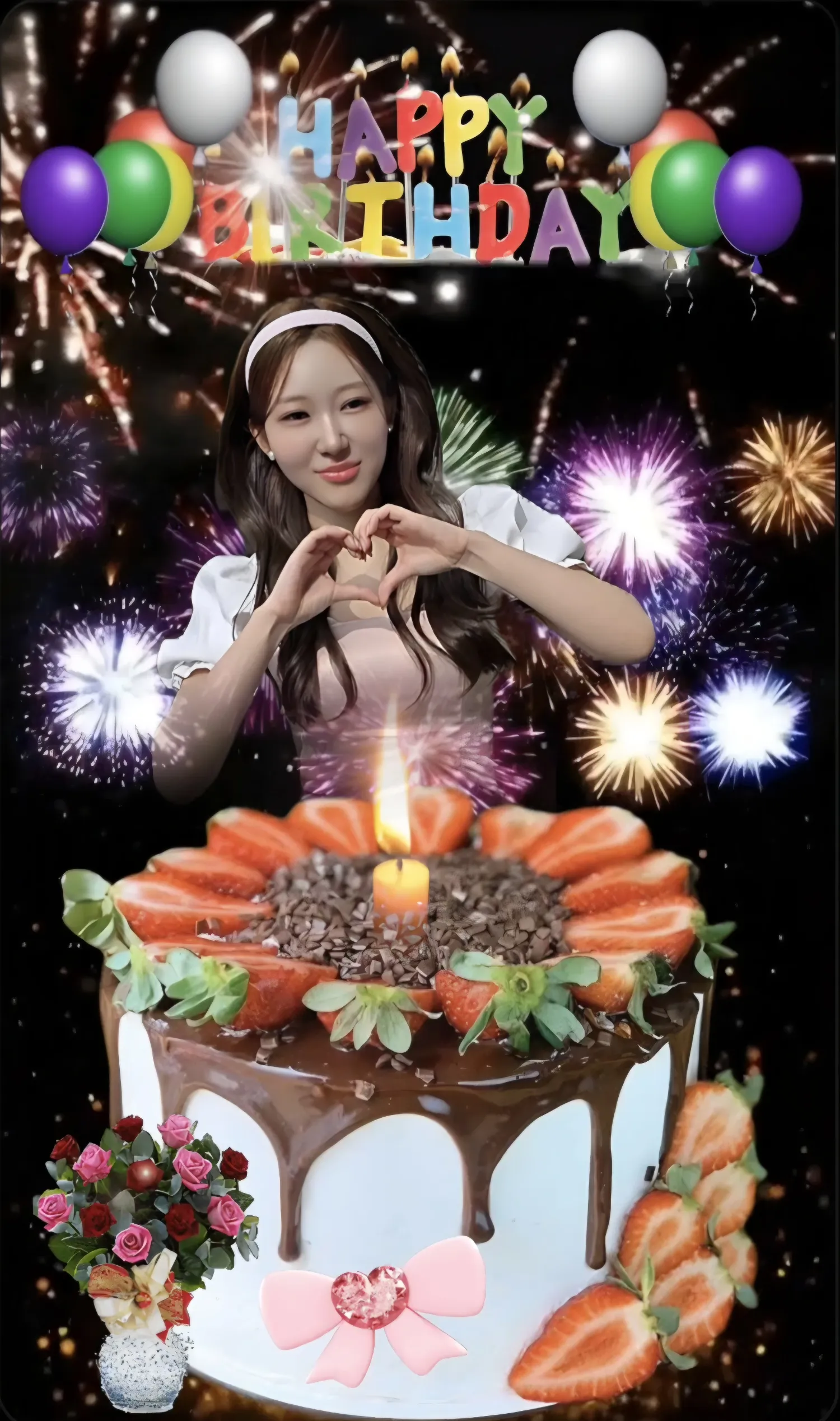 Emotional wallpaper shared by fans for Gil Ryeowon