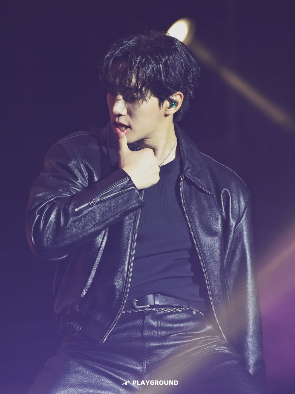 粉丝拍下的李俊昊瞬间