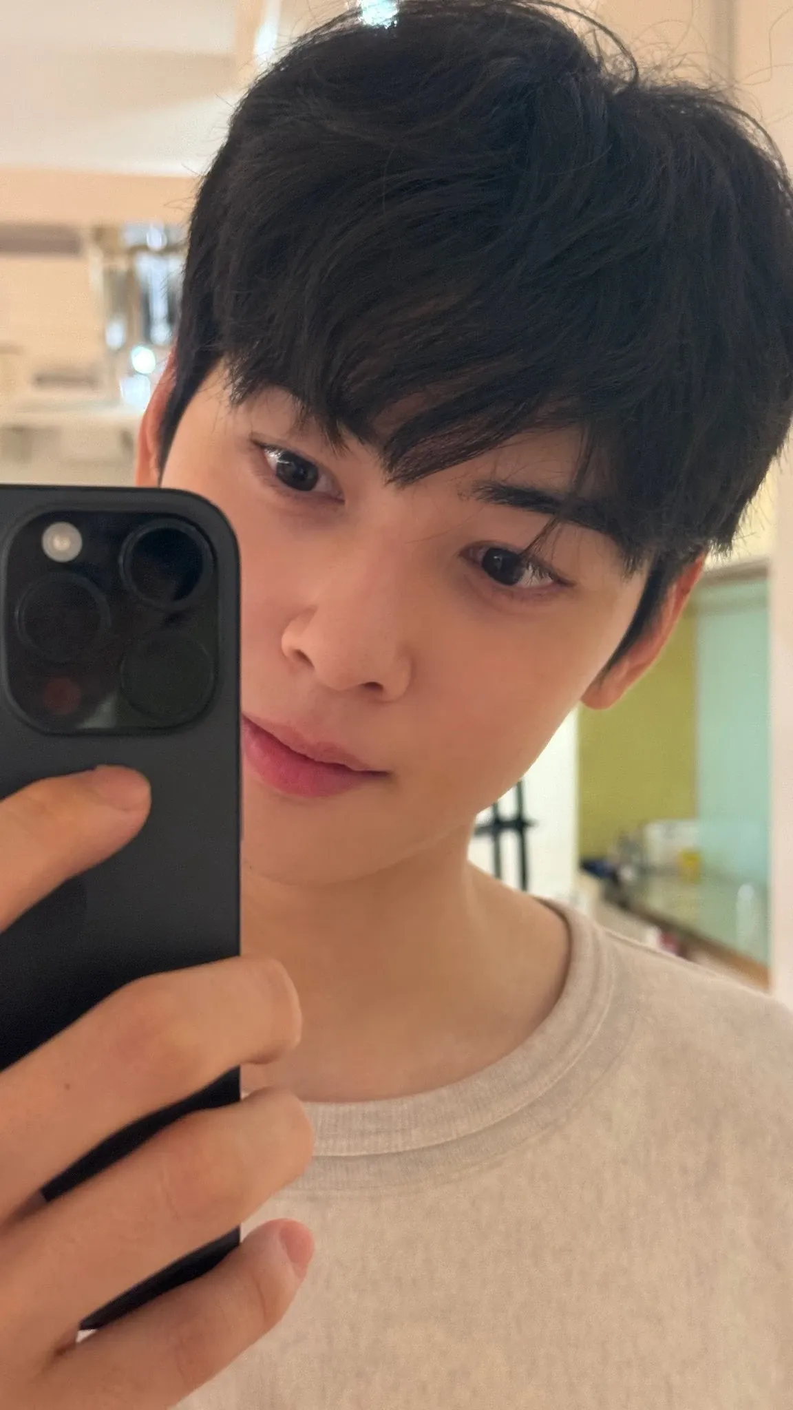 Special wallpaper made by Cha Eunwoo's fans