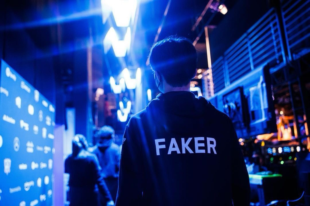 Recent activity shot of Faker