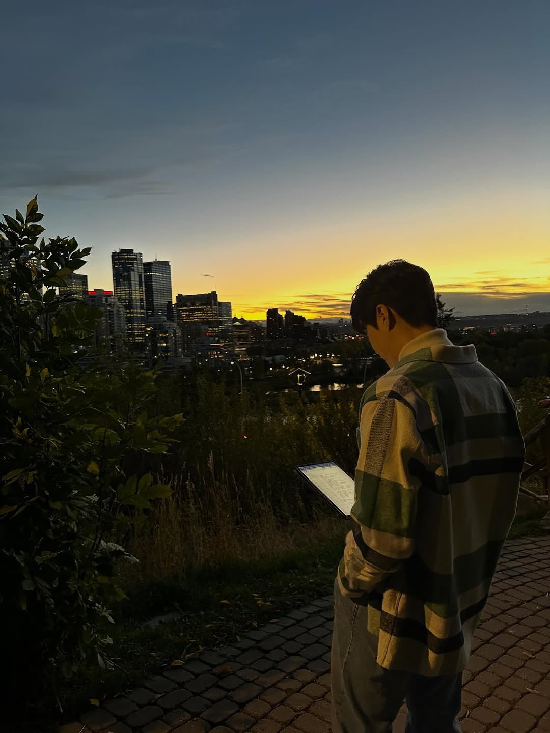 A moment captured by a fan of Kim Seonho