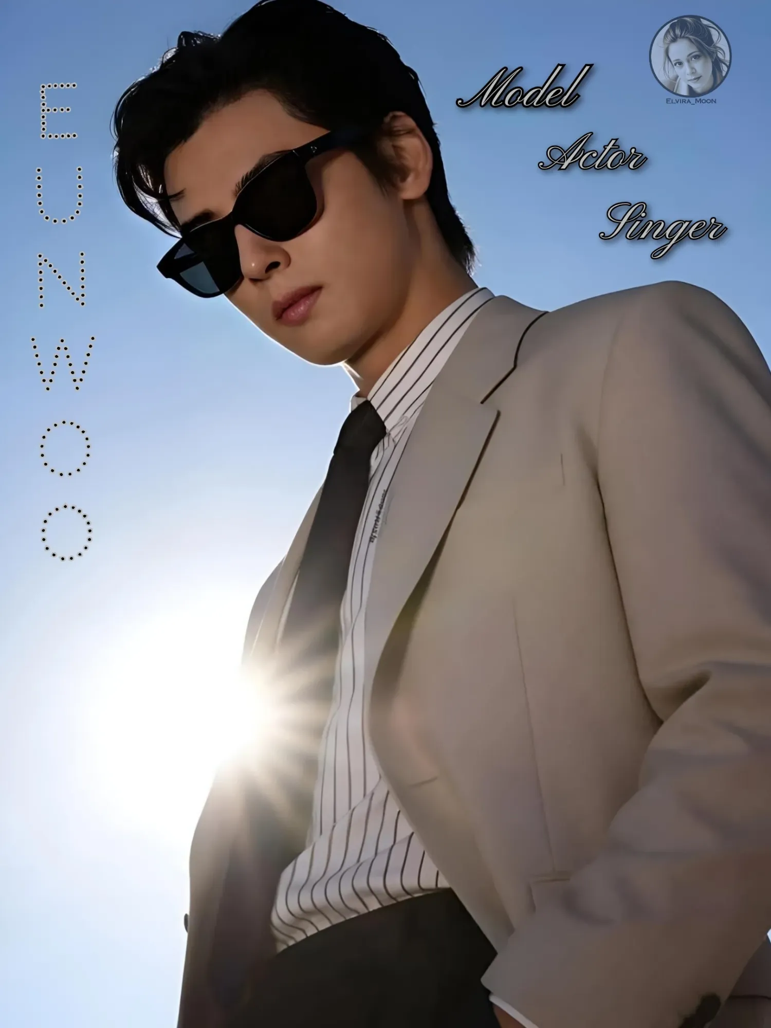 Recent activity shot of Cha Eunwoo