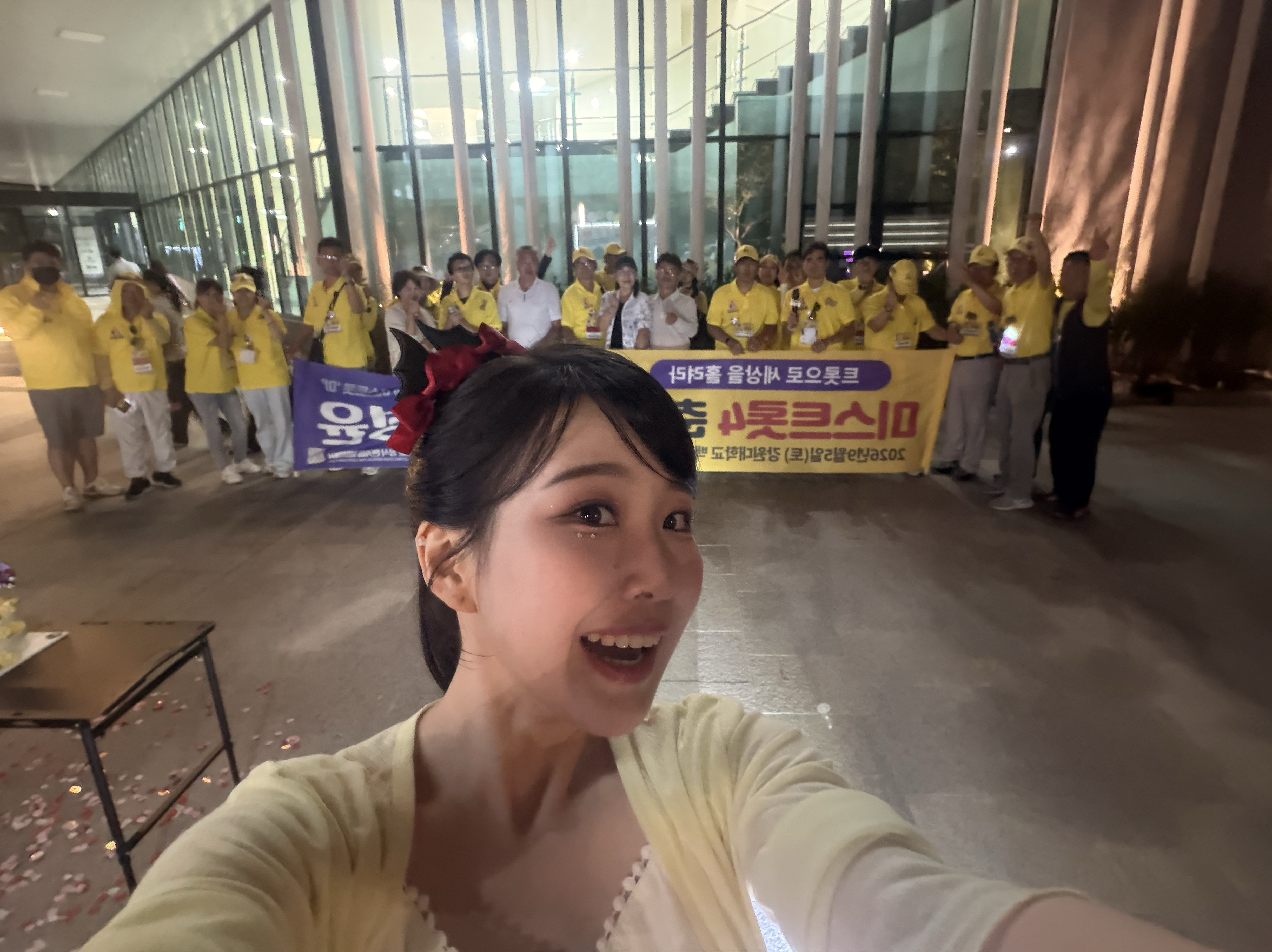 A moment captured by a fan of Hong Seongyun