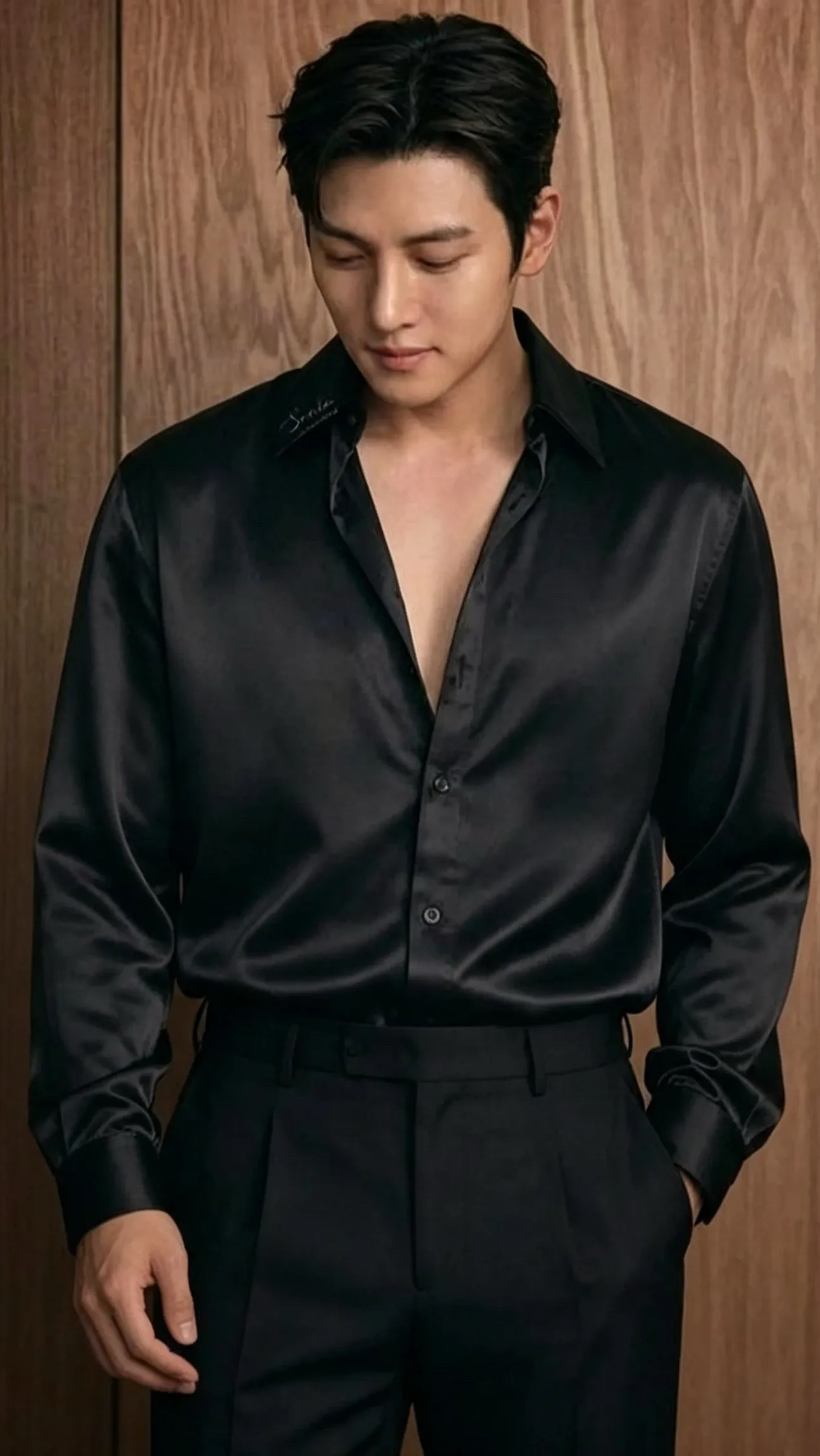 Special wallpaper made by Ji Changwook's fans