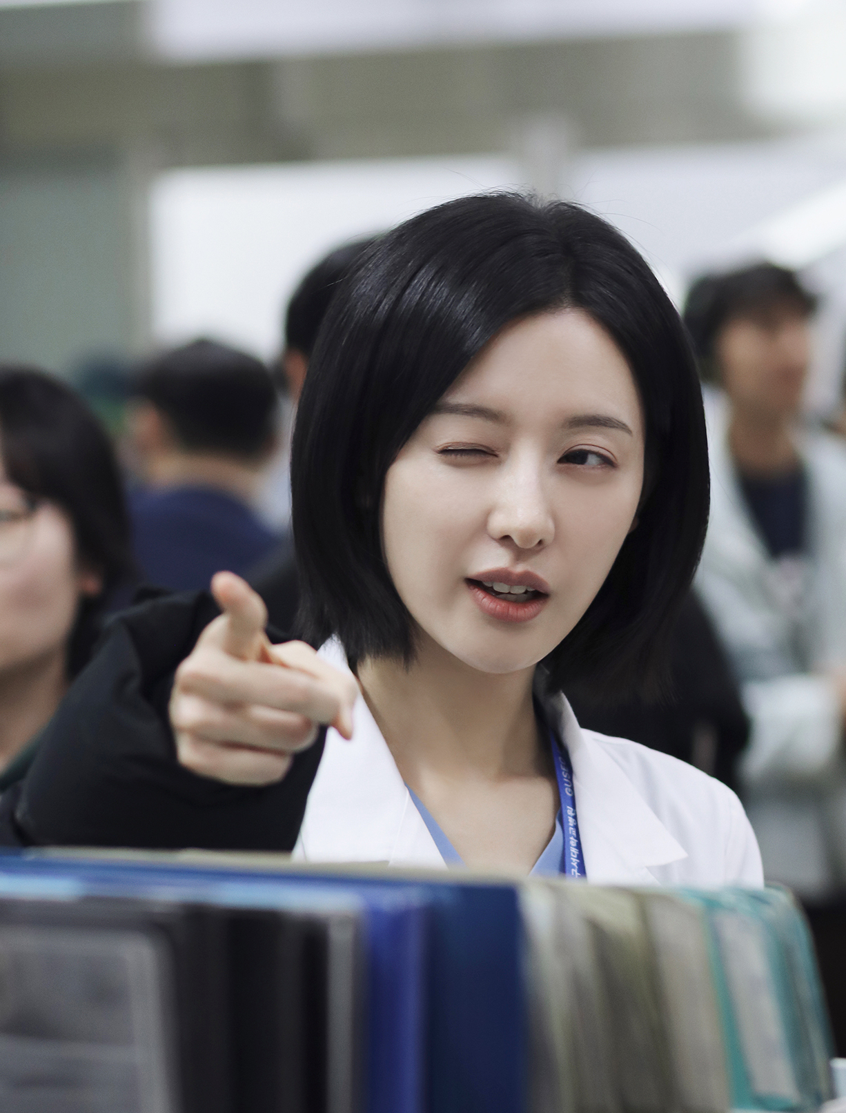 A moment captured by a fan of Kim Jiwon