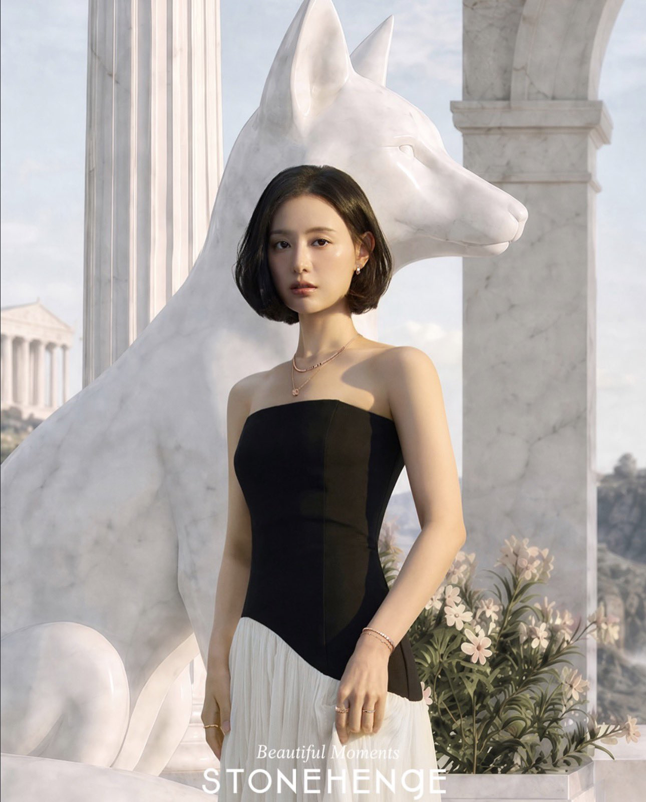 Behind-the-scenes cut of Kim Jiwon