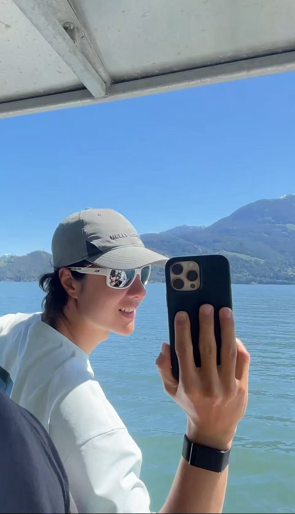 Recent activity shot of Wang Yibo