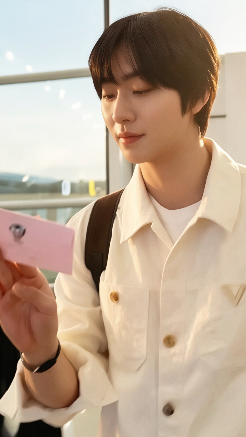 Emotional wallpaper shared by fans for Ahn Hyoseop