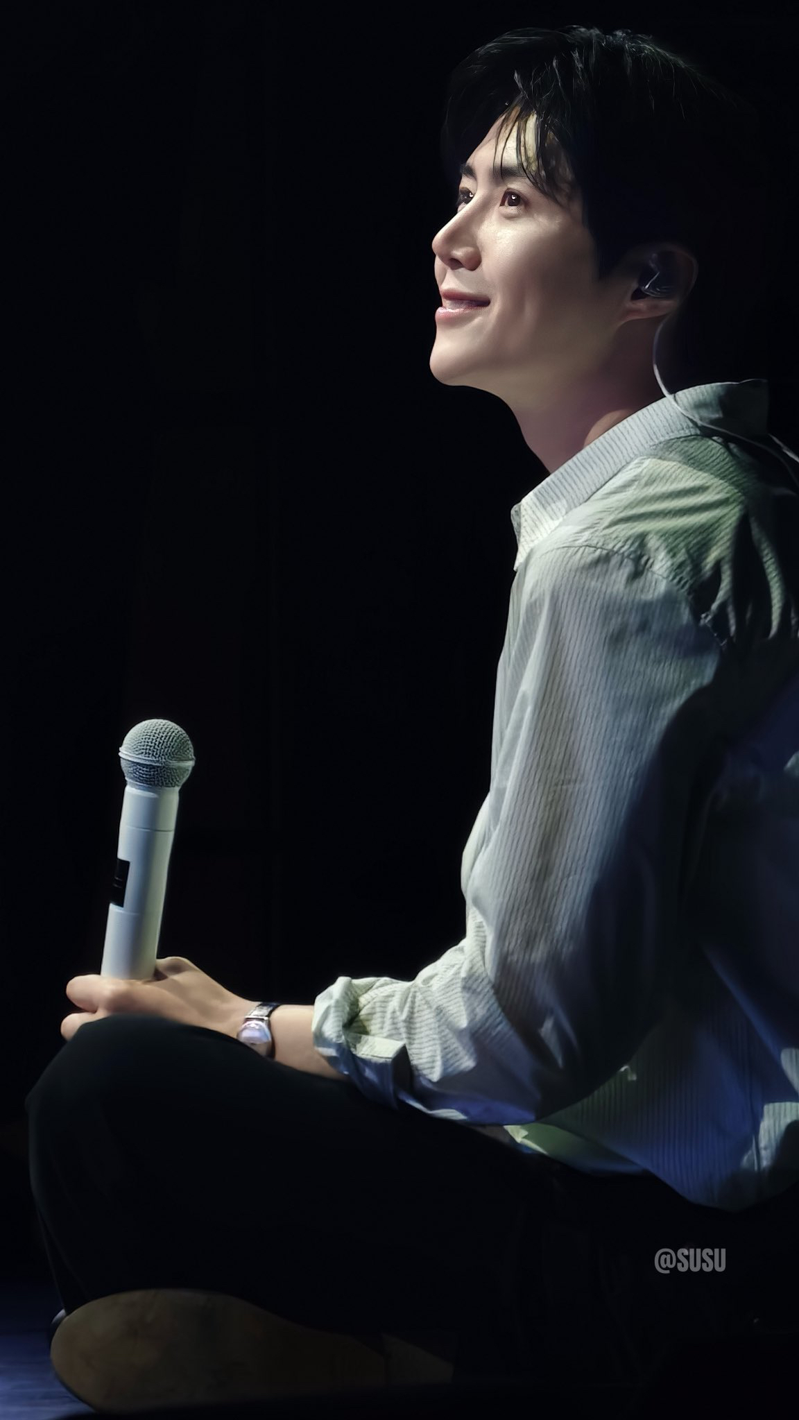 A moment captured by a fan of Kim Seonho
