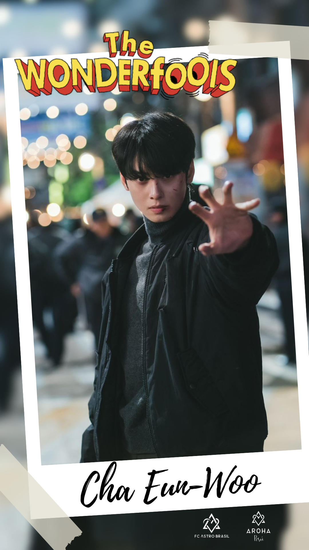 Behind-the-scenes cut of Cha Eunwoo
