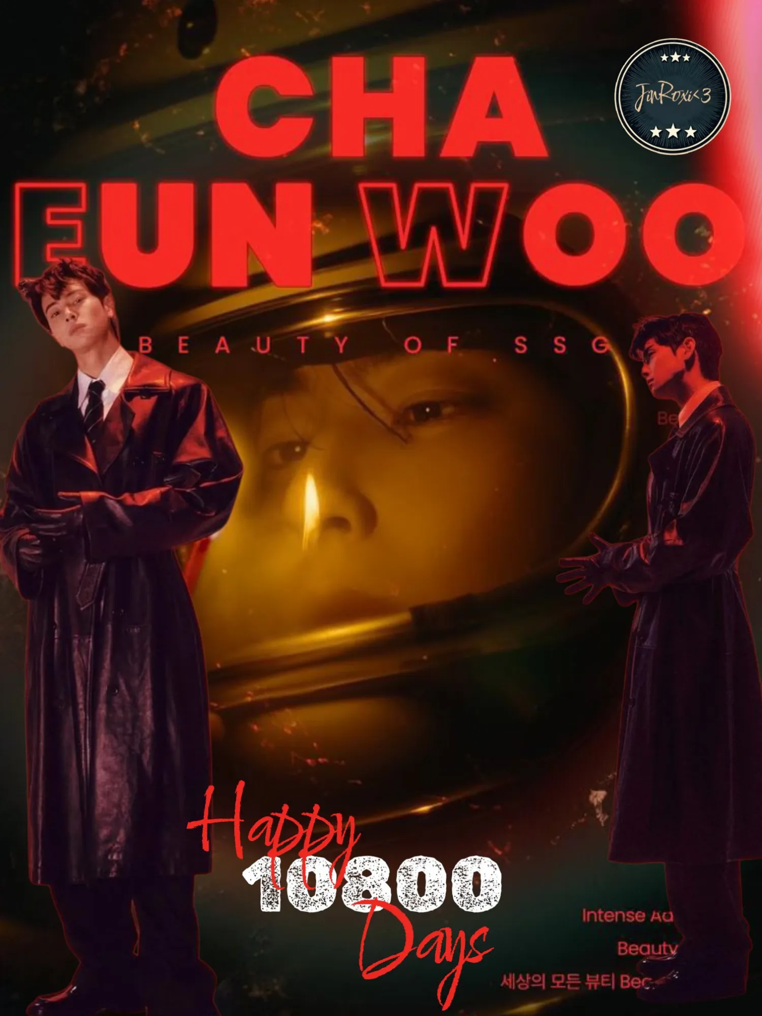 Behind-the-scenes cut of Cha Eunwoo