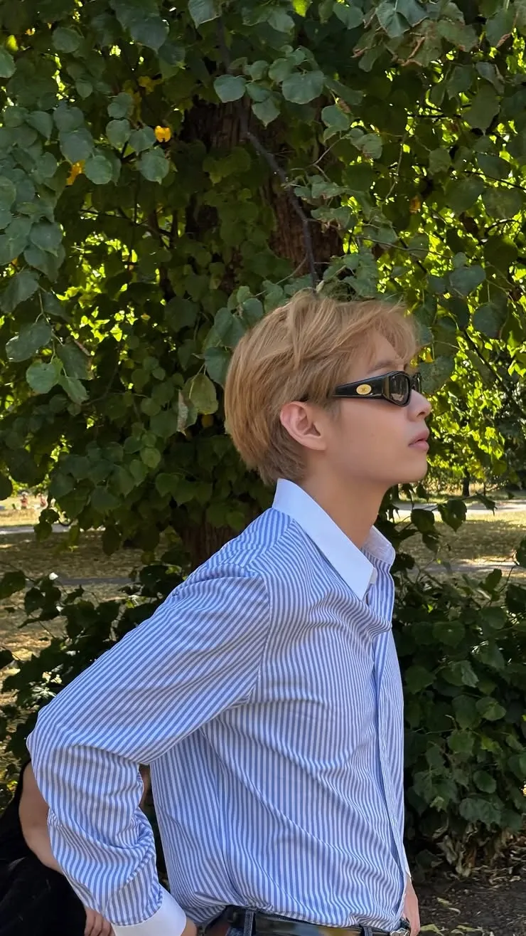 A moment captured by a fan of Kim Taehyung (V)