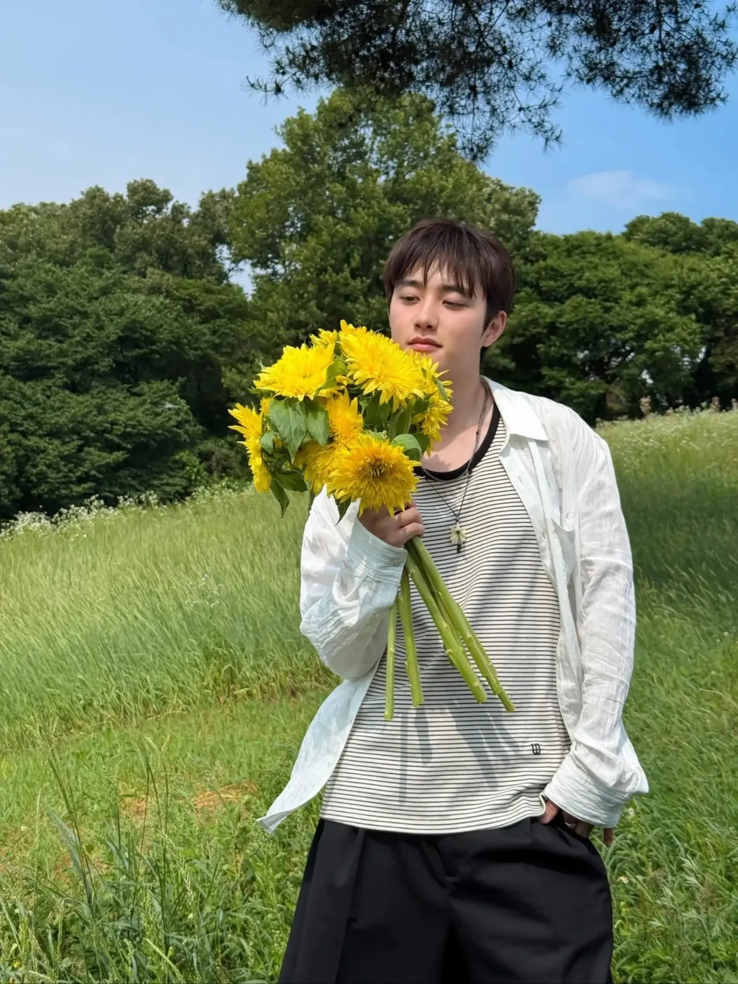 도경수 (디오)의 비하인드 컷
