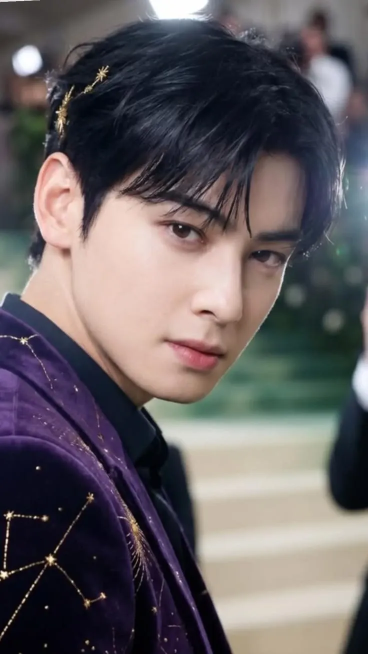 Behind-the-scenes cut of Cha Eunwoo