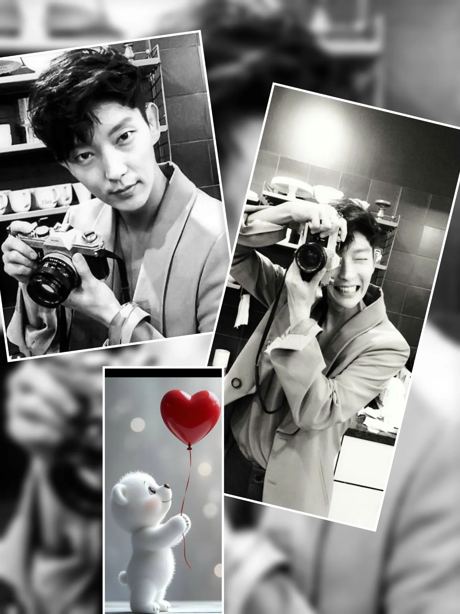 Behind-the-scenes cut of Lee Joongi